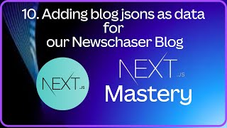 Newschaser Blog Adding Blog Jsons As Data For Our Newschaser Blog