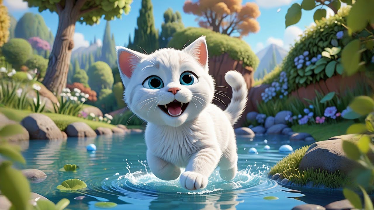 Шесть маленьких котят 🐱🎵 | Веселая песенка для детей, обучающая счету | Забавная детская песенка