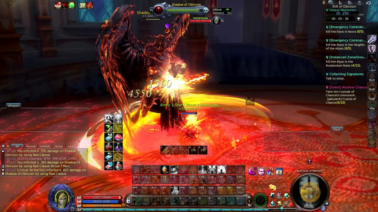 Aion 5.1 [Deyla] - Rift Of Oblivion last boss (Warrior & Mage forms)