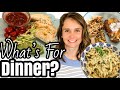 *6* EASY MEALS ANYONE CAN MAKE | WHATS FOR DINNER | A WELL VARIED WEEKNIGHT MENU | JULIA PACHECO 🍽