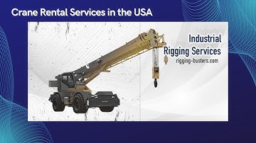 Crane Rental Services in the USA🇺🇸