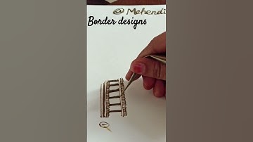 #day1 part-2 #mehendi #border #like short n subscribe for more videos
