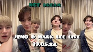 (ALL SUB)💜 NCT DREAM JENO & MARK LEE LIVE #nctdream #jeno #marklee #chenle #haechan #renjun #jaemin