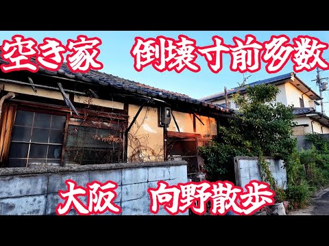 倒壊寸前　空き家多数の大阪羽曳野『向野』散歩