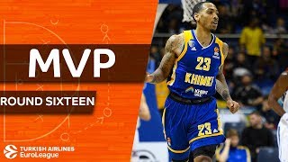 Turkish Airlines EuroLeague Regular Season Round 16 MVP: Malcolm Thomas, Khimki Moscow region