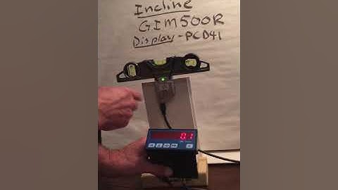 Baumer GIM500R Inclination Sensor Demo