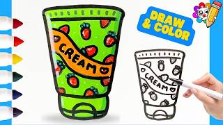 🎨 HOW TO DRAW LOTION CREAM 🎨 EASY CUTE AETHETIC DRAWING
