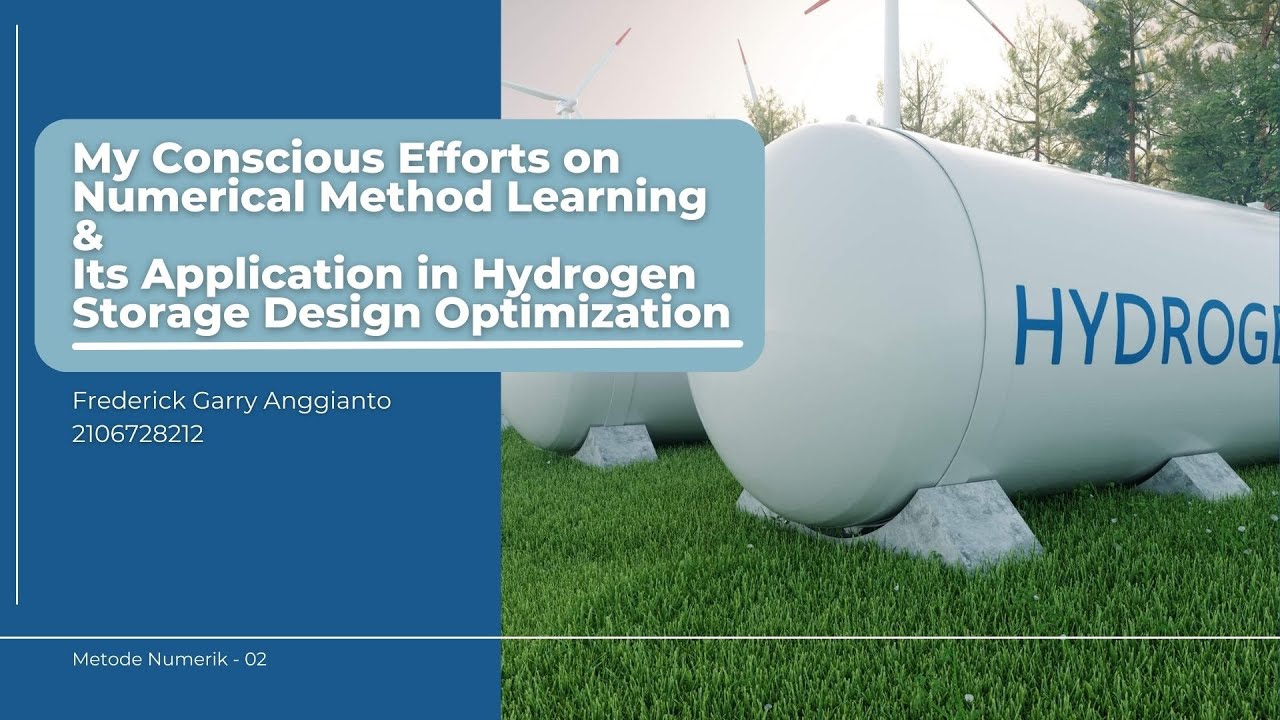My Conscious Efforts on Numerical Method & Its Application in Hydrogen ...