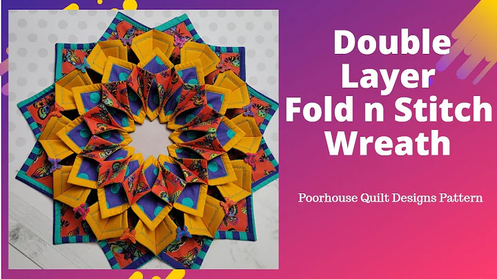 Fold N Stitch Wreath | Tula Pink Daydreamer