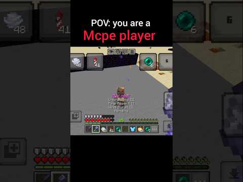 Mcpe player Mace 🔥 #minecraft