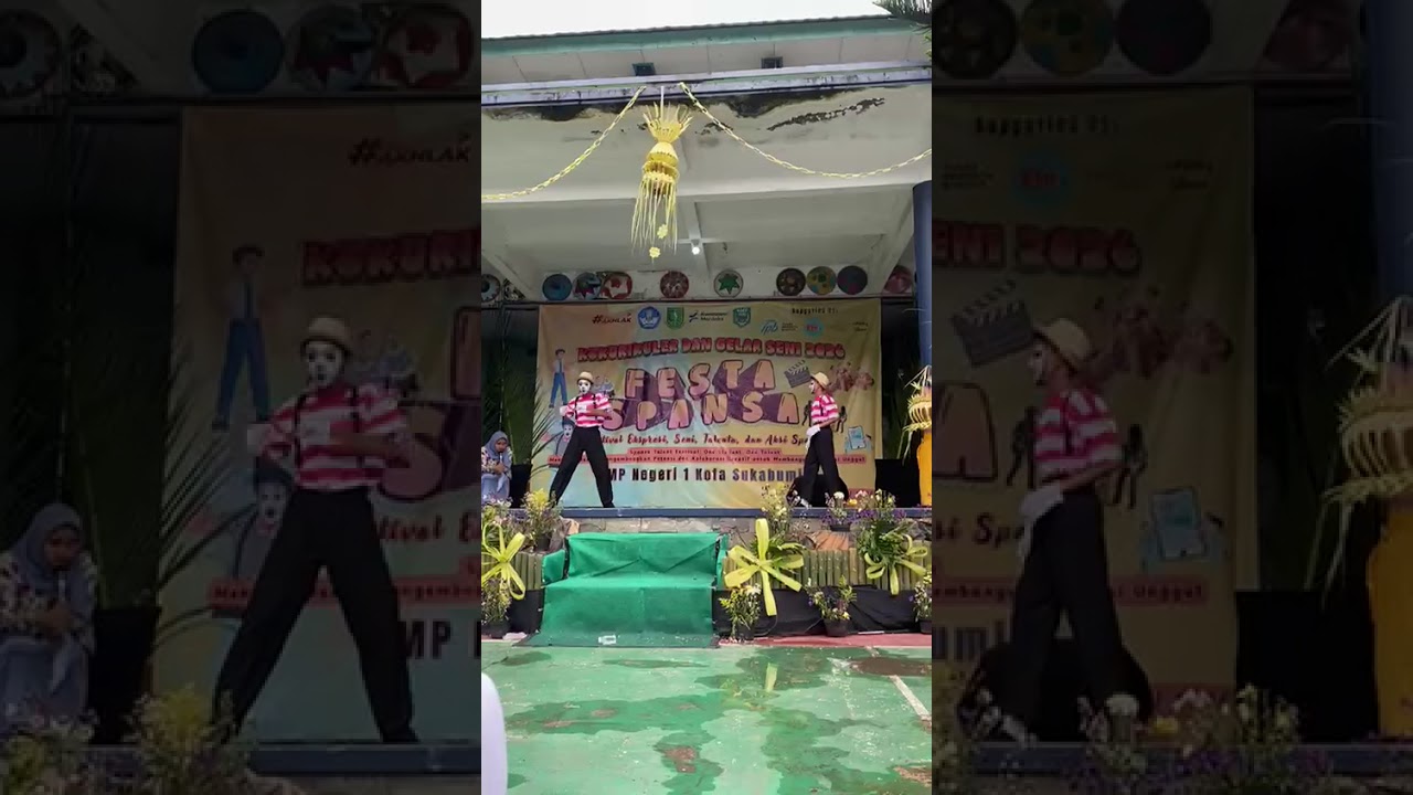 penampilan Pantomim kelas 8D - Festa Spansa 2026