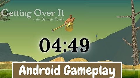 Getting over it Mobile Gameplay | Speedrun | Hindi |Mrjoker000.