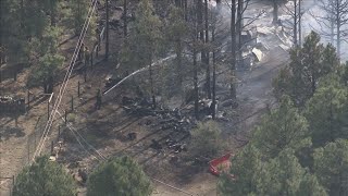 Evacuations lifted after wildfire damages structures in northern Arizona