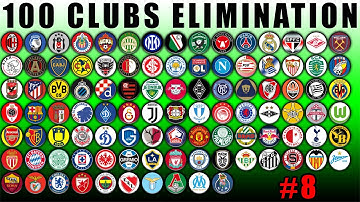 100 Clubs Elimination Marble Race in Algodoo #8 \ Marble Race King