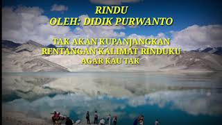 Download Lagu Rindu Oleh Didik purwanto Download Lagu Rindu Oleh Didik purwanto