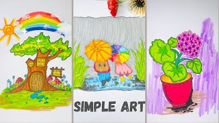 Simple Art #ononnasartstudio #painting #drawing #art screenshot 1