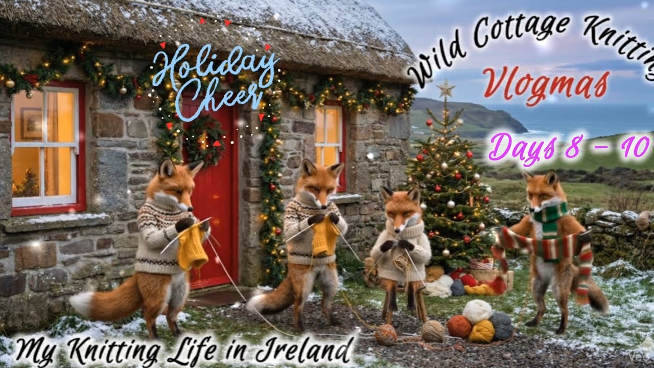Моя жизнь вязальщицы в Ирландии #Vlogmas Дни 8-10