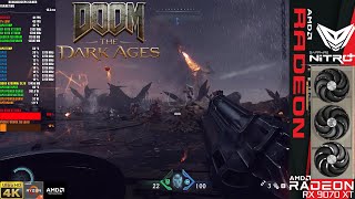 RX 9070 XT - DOOM The Dark Ages, Ultra Nightmare Settings ,Native 4K