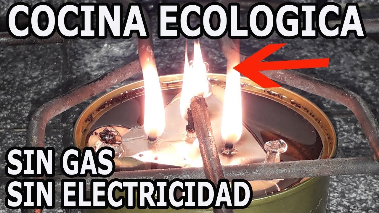 Como Cocinar sin gas sin electricidad cocina ecologica de aceite