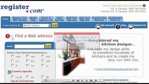 How to change Domain Name Server(DNS) at Register.com - Host Department LLC
