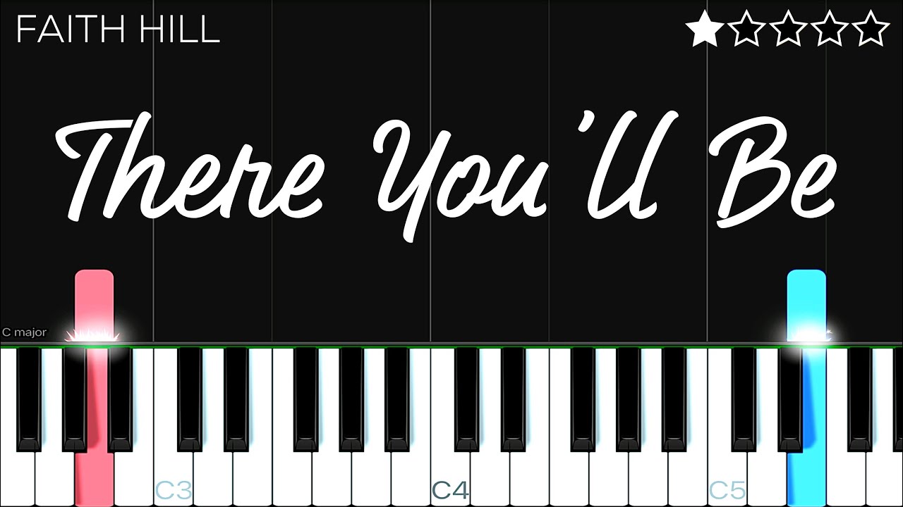 faith-hill-there-you-ll-be-easy-piano-tutorial-youtube