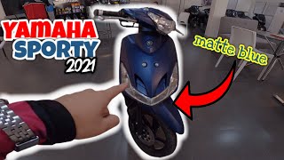 Sulit ba ang Yamaha Sporty 2021? | Matte Blue | Actual Specifications Review | Cash and Installment