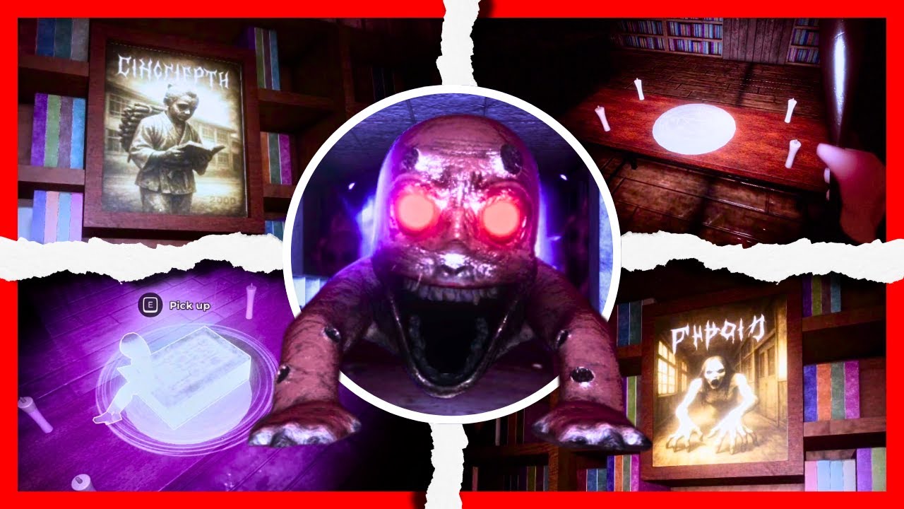 PETAPETA: School of Nightmares LIBRARY & PUZZLE SHOWCASE - ROBLOX