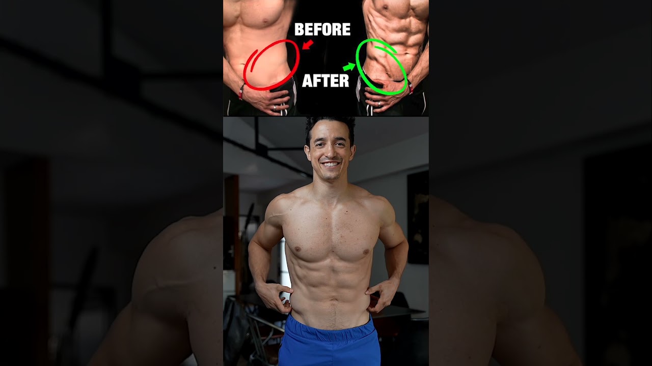 Best oblique V cut abs workout !! ✅