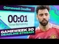 FPL DEADLINE STREAM GAMEWEEK 30 🔥 | Fantasy Premier League Tips 2025/26