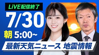 ウェザーニュースの配信のサムネイル画像