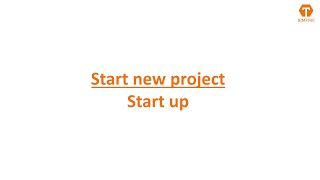 Start new project - Start up (part 1)