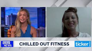 ''Fit and Chilled Out''  Book appears on TV News