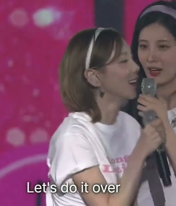 My in-ear was off🥺 - Taeyeon cute whining to maknae Seohyun I’m so soft🥹💓 #shorts