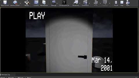 Unannounced Horror Game Devlog #1 | Updated VHS effect and implemented various gameplay mechanics
