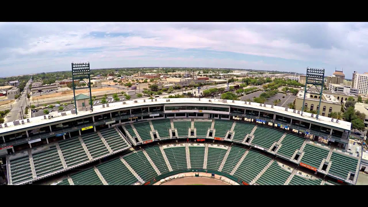 Chukchansi Park Fresno CA (AERIAL) YouTube