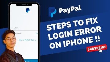 PayPal - Fix Login Error on iPhone !