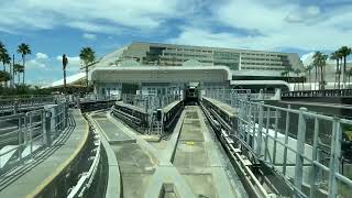 New C Terminal at Orlando Airport Tram Ride Point of View