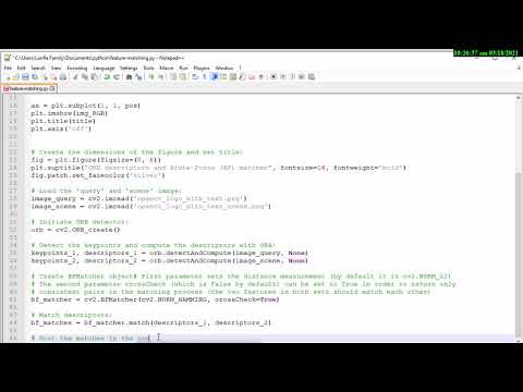 【PYTHON OPENCV】ORB descriptors and Brute Force BF matcher