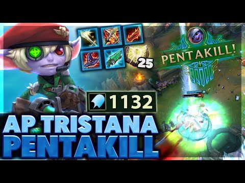 WTF IS THIS DMG | I DID NOT THINK THIS WOULD WORK | FULL AP TRISTANA - BunnyFuFuu