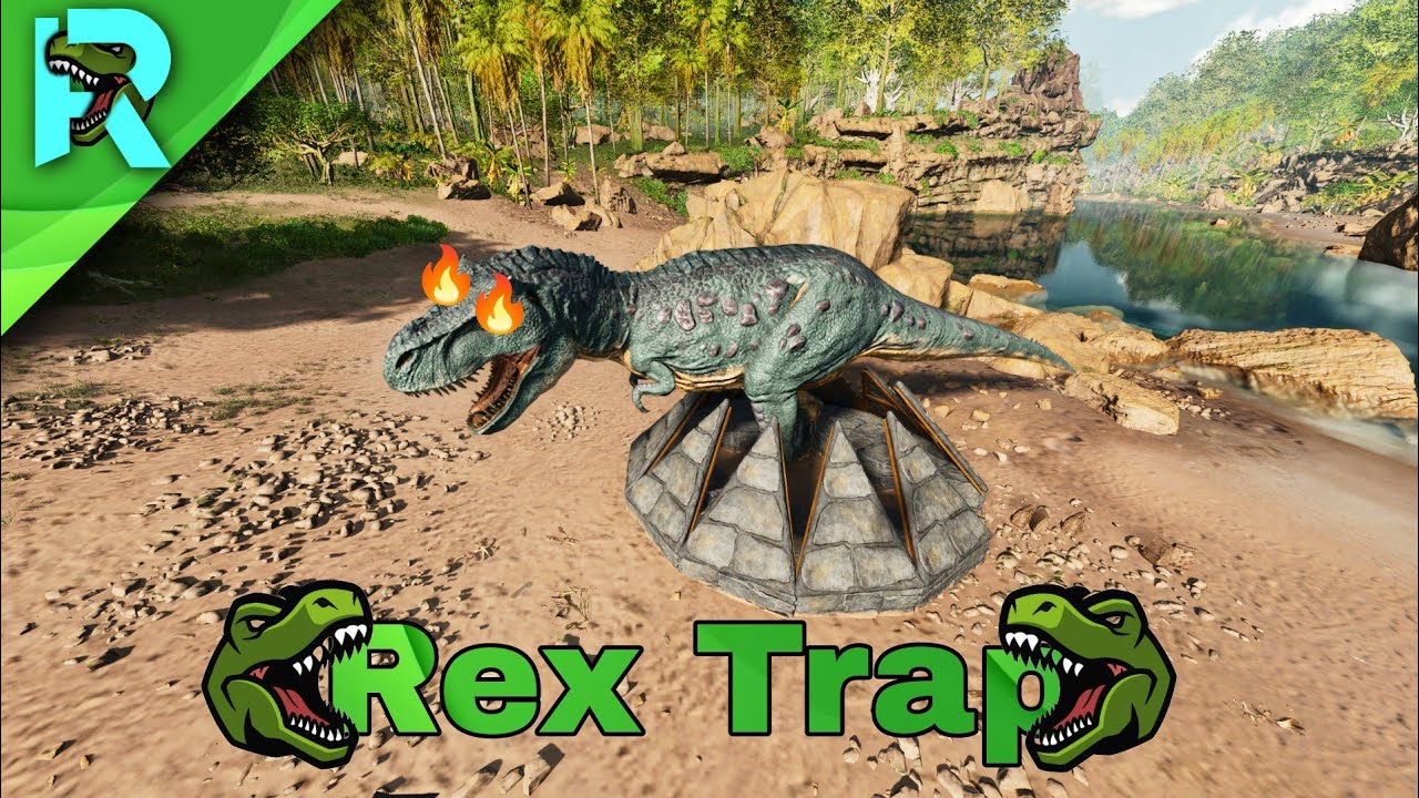New trap for rex & some other dinos ARK Survival Ascended arksurvivalascended tamil ark 