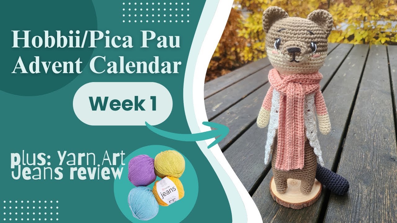 Эпизод 163 — Неделя 1 Адвент-календаря Hobbii/Pica Pau и небольшой обзор пряжи. 