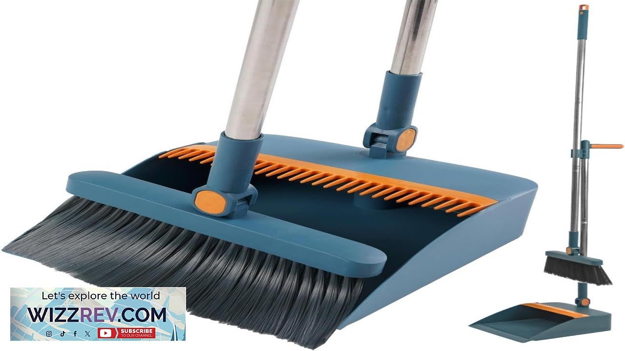 Broom and Dustpan SetBrooms for Sweeping IndoorBroom with Dustpan Combo SetDust PanDust Review