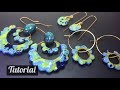 POLYMER CLAY EARRINGS and  FAUX OPAL STONE TECHNIQUE . TUTORIAL