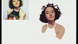 iPad pro portrait painting