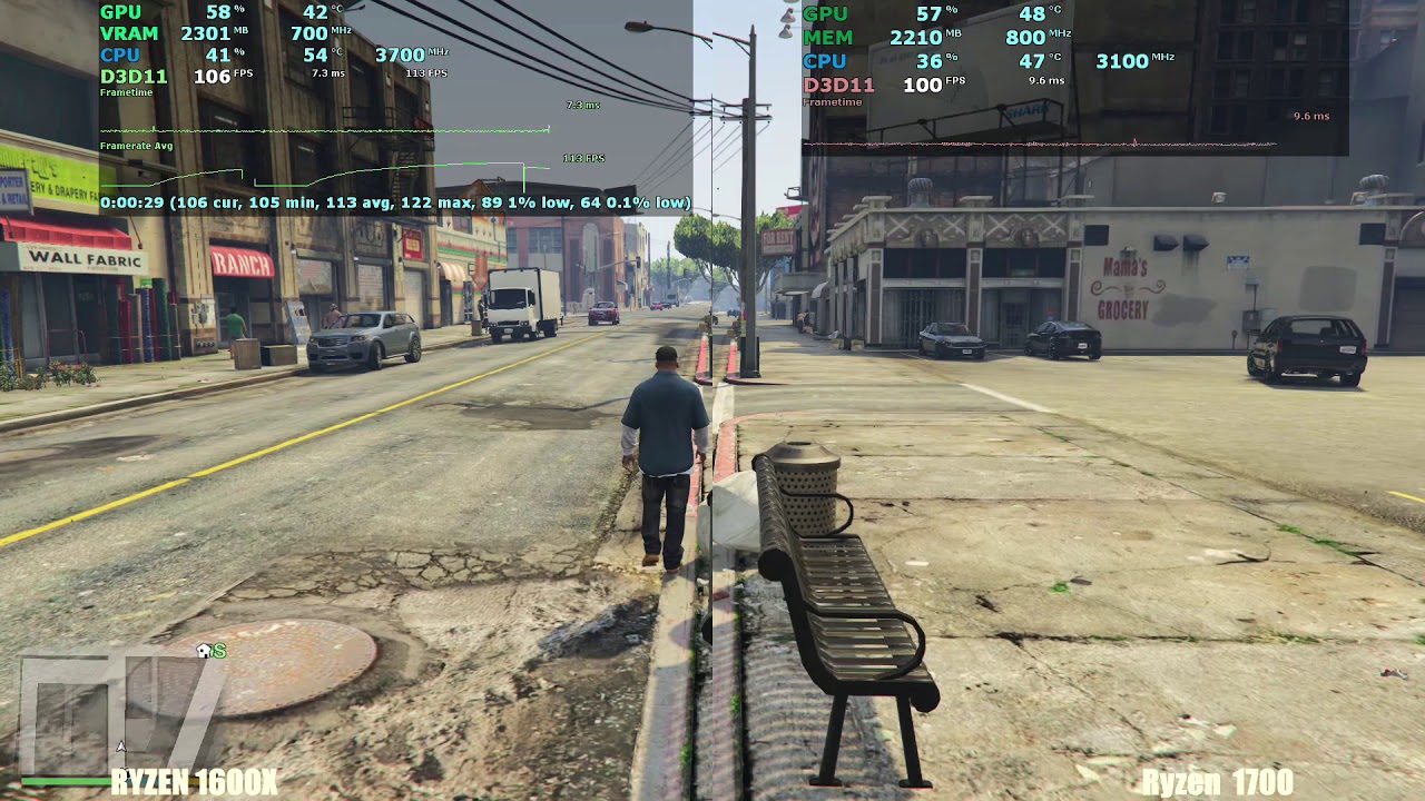 Ryzen 5 1600x vs Ryzen 7 1700 Gaming Rendering Tests ,  2018