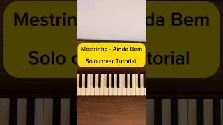 Mestrinho - Ainda Bem Solo cover na escaleta tutorial #shorts #escaleta #teclas #xote #teclado