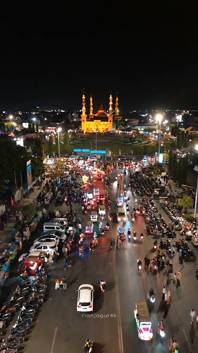 suasana malam hari  kota tegal#tegal.lak