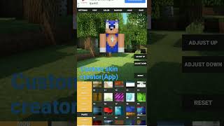 Sonic Minecraft skin #youtubeshorts #shorts #minecraftskin #minecraft #sonicthehedgehog #sonic