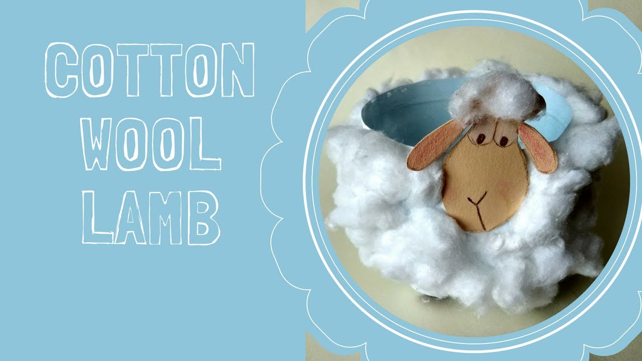 Cotton wool lamb.Easy Easter craft idea for kids. YouTube