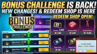 FINALLY! Bonus Challenge is BACK! 😍 New Changes & Redeem Shop!